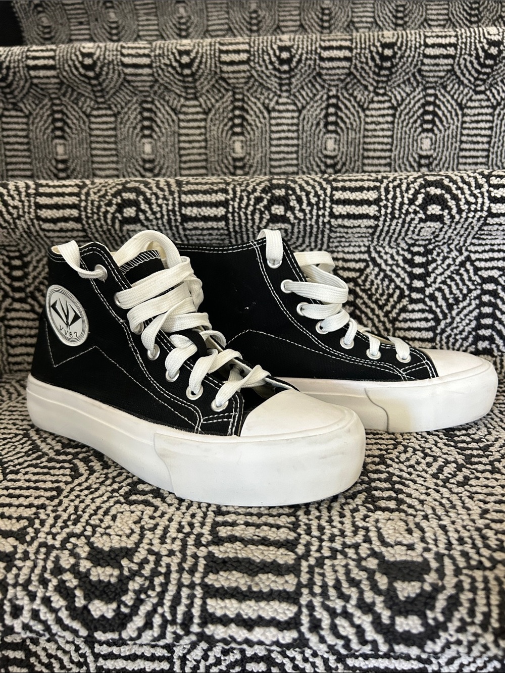 High-Top Canvas Sneakers